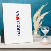 Barcelona Love Fotoplatte (Seite)