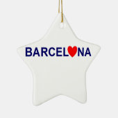 Barcelona Love Keramikornament (Rechts)
