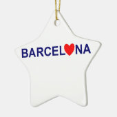 Barcelona Love Keramikornament (Links)
