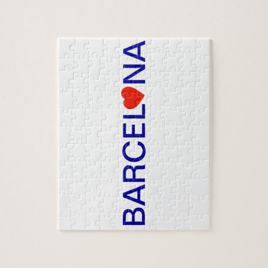Barcelona Love Puzzle (Vertikal)