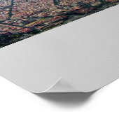 Barcelona-Luftfahrt Poster (Ecke)