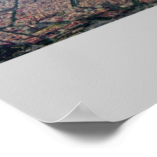 Barcelona-Luftfahrt Poster (Ecke)