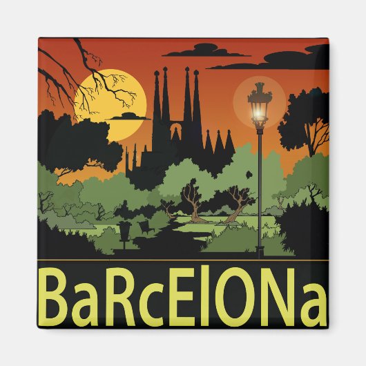 Barcelona. Magnet (Vorne)