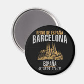Barcelona Magnet (Vorderseite/Rückseite)