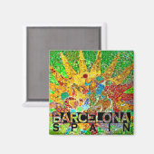 Barcelona Magnet (Vorderseite/Rückseite)