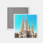 Barcelona Magnet (Vorderseite/Rückseite)