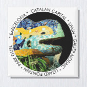 Barcelona Magnet, Lizard, Spanien/Katalonien Magnet