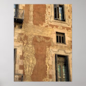 Barcelona-Mauer Poster (Vorne)