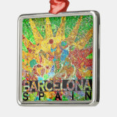 Barcelona Ornament Aus Metall (Links)