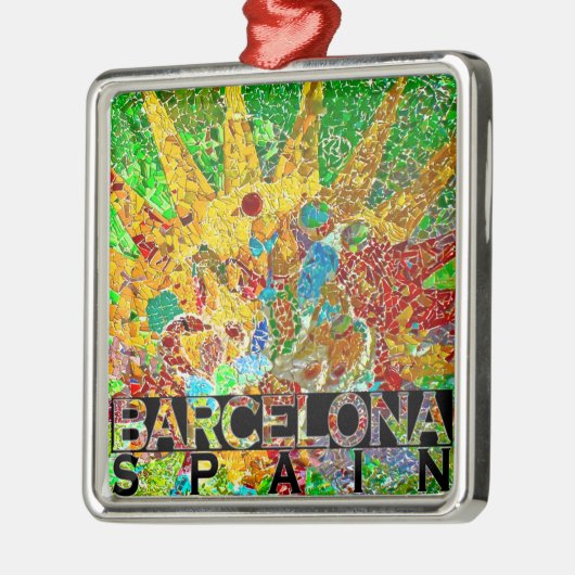 Barcelona Ornament Aus Metall (Links)