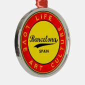 Barcelona Ornament Aus Metall (Rechts)