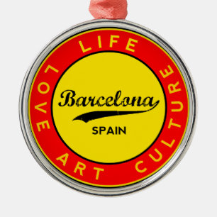 Barcelona Ornament Aus Metall