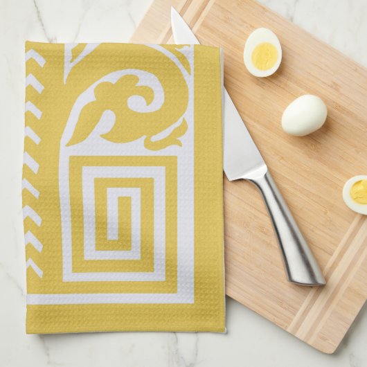 Barcelona Palm Tree Küchentuch (Viertel Falte)