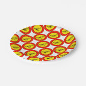 Barcelona Pappteller (Schrägansicht)