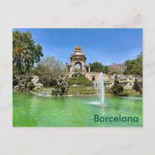 Barcelona – Parc de la Ciutadella Postkarte
