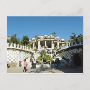 Barcelona—Parc—Guell—[kan.k] Postkarte