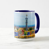 Barcelona Park Guell Fine Art Fotografy Tasse (VorderseiteRechts)