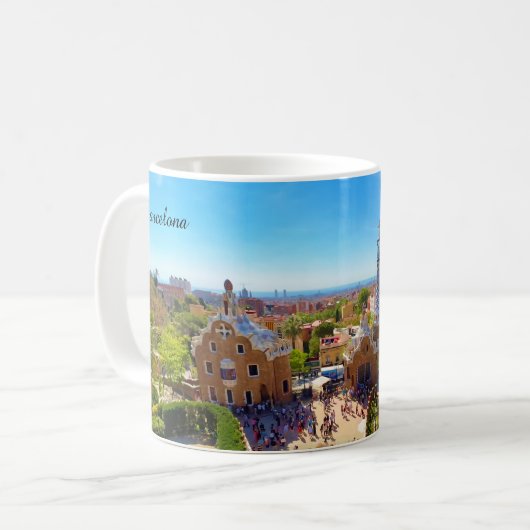 Barcelona, Park Guell Kaffeetasse (Vorderseite Links)