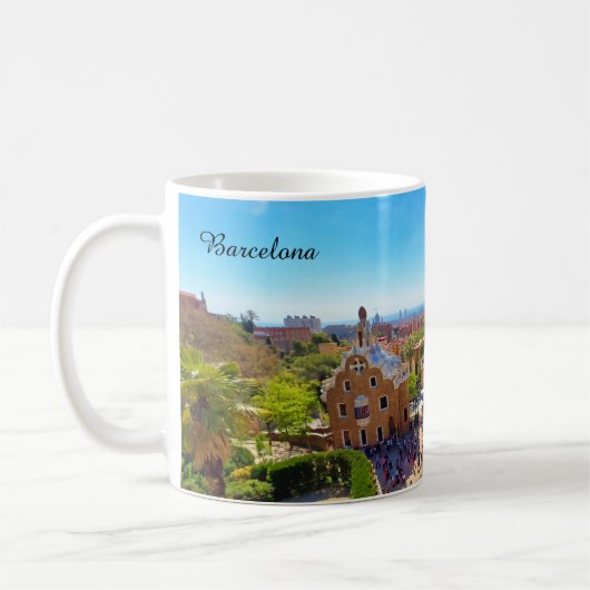 Barcelona, Park Guell Kaffeetasse (Links)