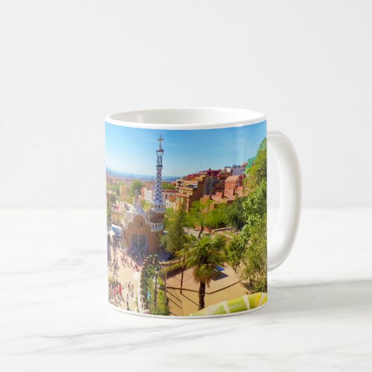 Barcelona, Park Güell Kaffeetasse (VorderseiteRechts)