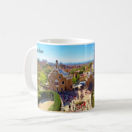 Barcelona, Park Güell Kaffeetasse (Vorderseite Links)