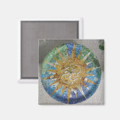 Barcelona Park Guell Magnet (Vorderseite/Rückseite)