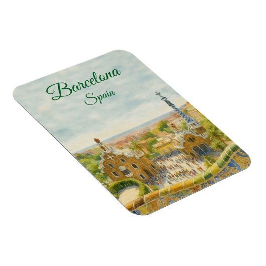 Barcelona Park Guell Magnet (Rechte Seite)