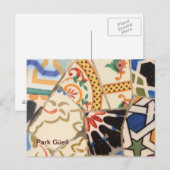 Barcelona- Park Güell Postkarte (Vorne/Hinten)