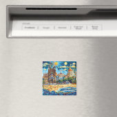 Barcelona, Park Guell, Sagrada Familia, Souvenir Magnet (In Situ (Geschirrspüler))