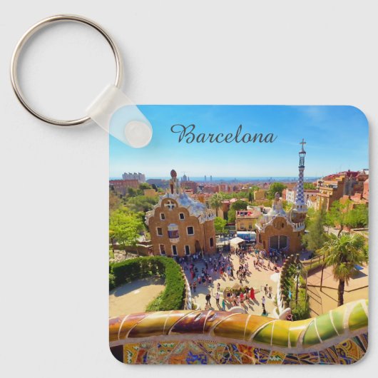 Barcelona, Park Guell Schlüsselanhänger (Vorderseite)
