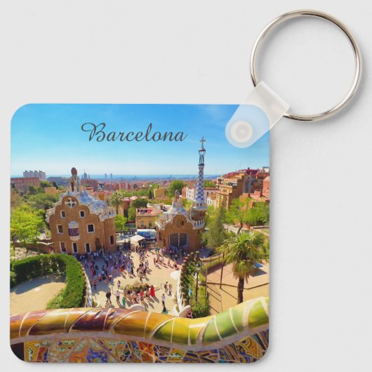 Barcelona, Park Guell Schlüsselanhänger (Rückseite)