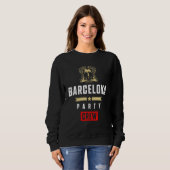 Barcelona Party Crew  Cool Vacation Team Sweatshirt (Vorne ganz)