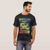 Barcelona Party Edition Urlaub Crew T-Shirt (Vorne ganz)