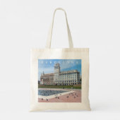 Barcelona Plaza de Catalunya Ausblick Tasche (Rückseite)