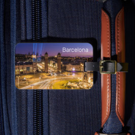 Barcelona Plaza de Espana Katalonien Spanien Sunse Gepäckanhänger