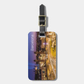 Barcelona Plaza de Espana Katalonien Spanien Sunse Gepäckanhänger (Vorderseite vertikal)