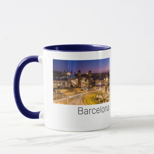 Barcelona Plaza de Espana Katalonien Spanien Sunse Tasse (Links)