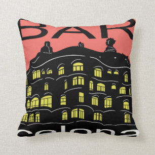 Barcelona-Polyester-Wurfs-Kissen 16" x 16" Kissen