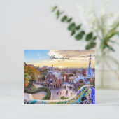 BARCELONA POSTCARD POSTKARTE (Stehend Vorderseite)