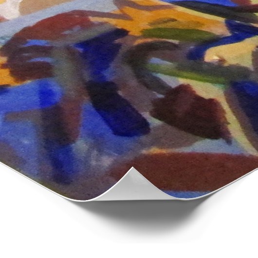 Barcelona Poster (Ecke)