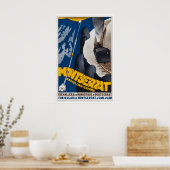 Barcelona Poster Montserrat Kunst Spanien Reise Dr (Küche)