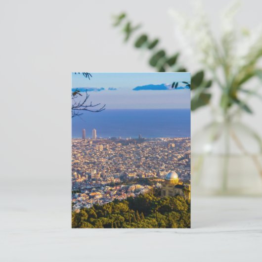 Barcelona Postkarte (Stehend Vorderseite)