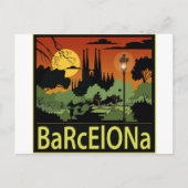 Barcelona Postkarte (Vorderseite)