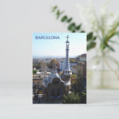 Barcelona Postkarte (Stehend Vorderseite)
