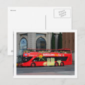Barcelona Postkarte (Vorne/Hinten)