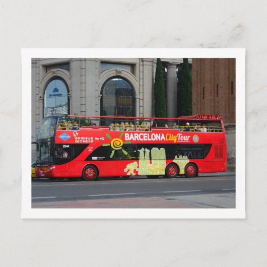Barcelona Postkarte (Vorderseite)