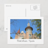 Barcelona Postkarte (Vorne/Hinten)
