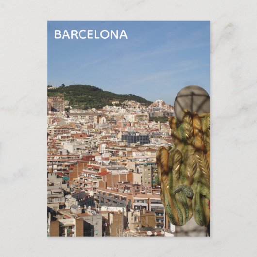 Barcelona Postkarte (Vorderseite)