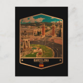 Barcelona Postkarte (Vorderseite)