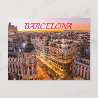 Barcelona Postkarte